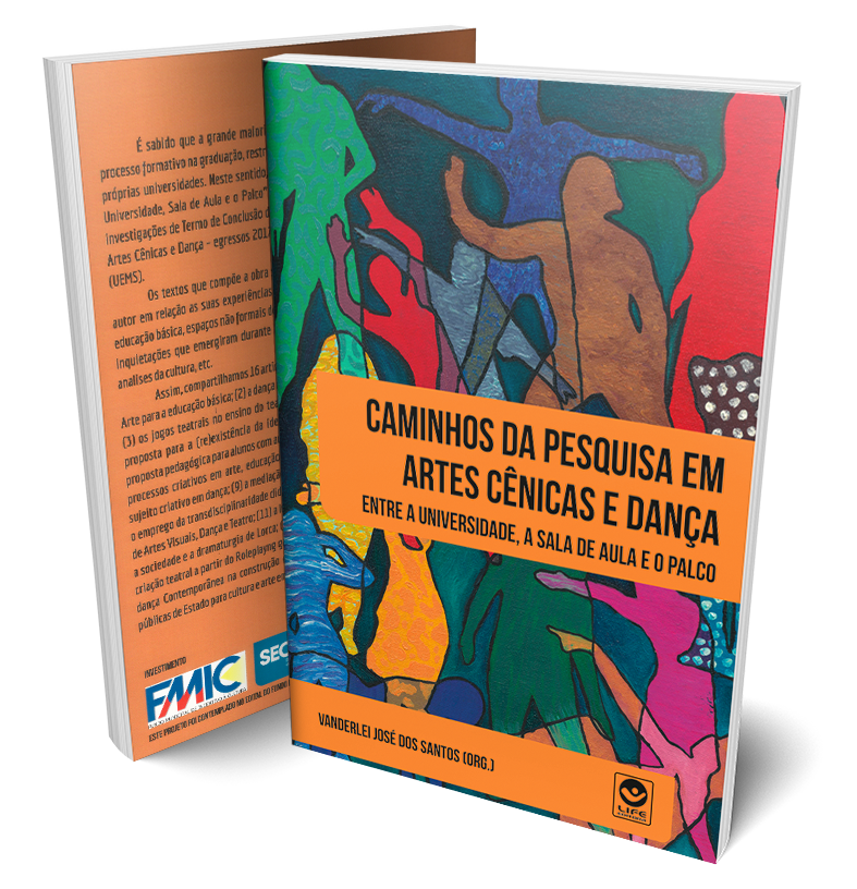 Capa de Caminhos da Pesquisa em Artes Cênicas e Dança