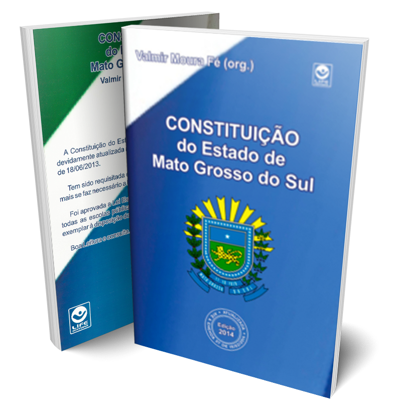 Capa de Constituição do Estado de Mato Grosso do Sul