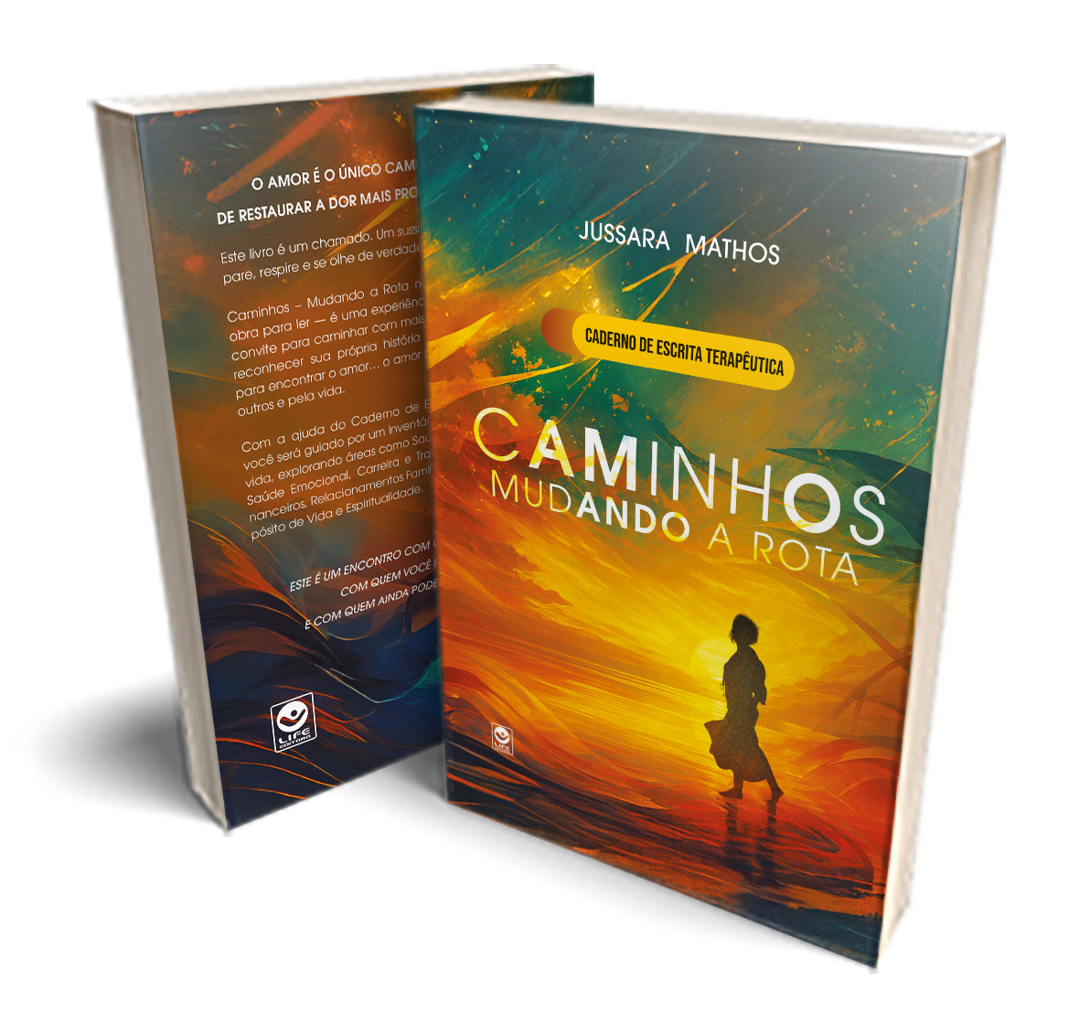 Capa de Caminhos – Mudando a Rota (Livro + Caderno de Escrita Terapêutica)