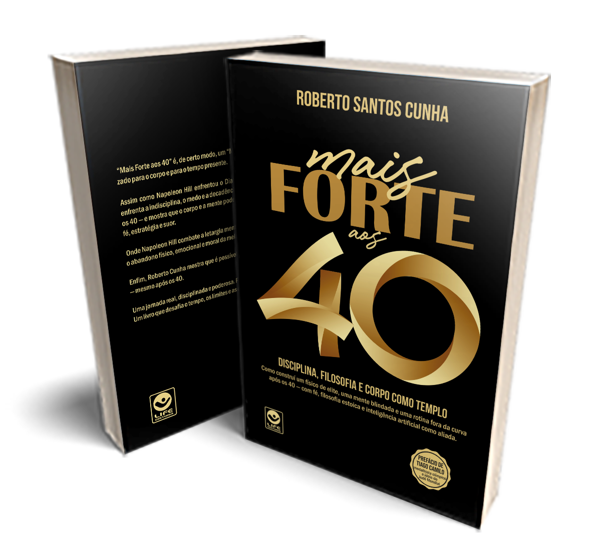 Capa de Mais Forte aos 40: Disciplina, Filosofia e Corpo como Templo