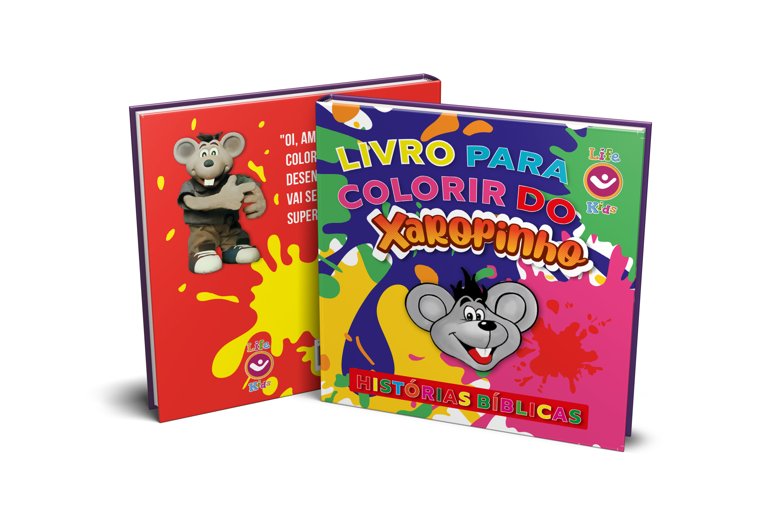 Capa de Livro para Colorir do Xaropinho – Histórias Bíblicas